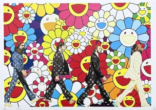 Death NYC - Color Murakami a Beatles - limitovaná edice s certifikátem, 45x32cm