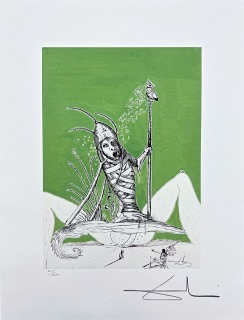 Salvador Dalí - Convalescence - signováno, limitovaná edice, 50x66cm